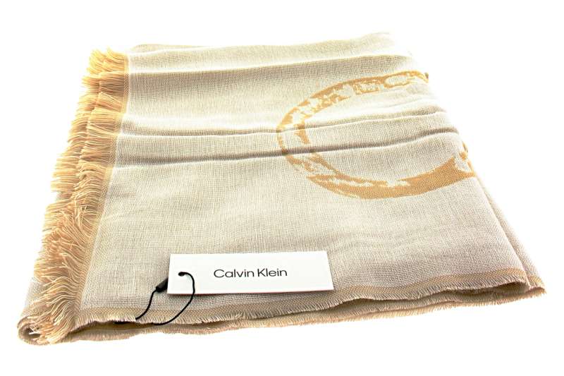 CALVIN KLEIN Dámský šátek ecru