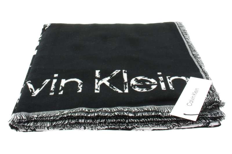 CALVIN KLEIN Dámský šátek black