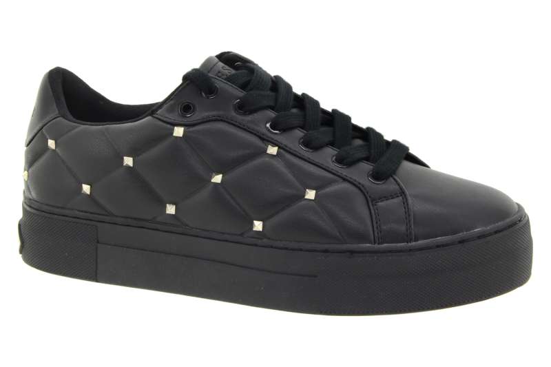 GUESS Dámské černé kožené tenisky