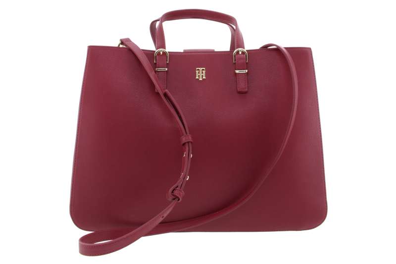 TOMMY HILFIGER Dámská vínová kabelka