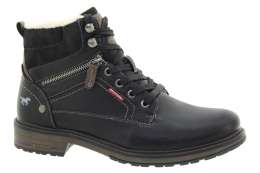 MUSTANG Pánský černý kotník