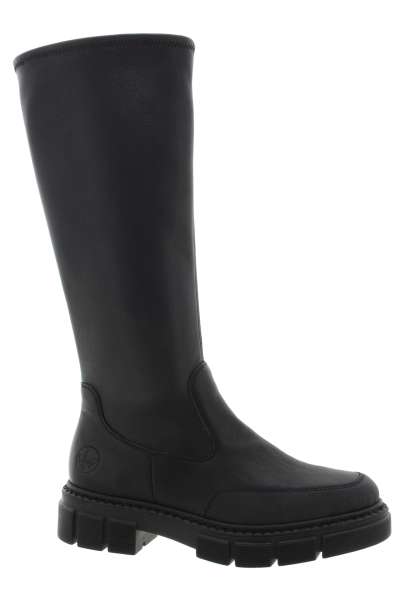 RIEKER Dámské černé kozačky