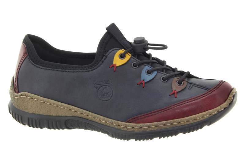 RIEKER Dámské modré tenisky