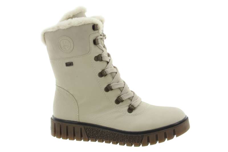 RIEKER Dámský krémový kotník