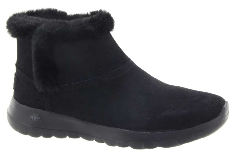 SKECHERS Dámský kožený černý kotník