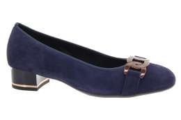 ARA Dámské tm.modré kožené lodičky