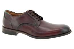 CLARKS Pánské kožené tm. hnědé polobotky