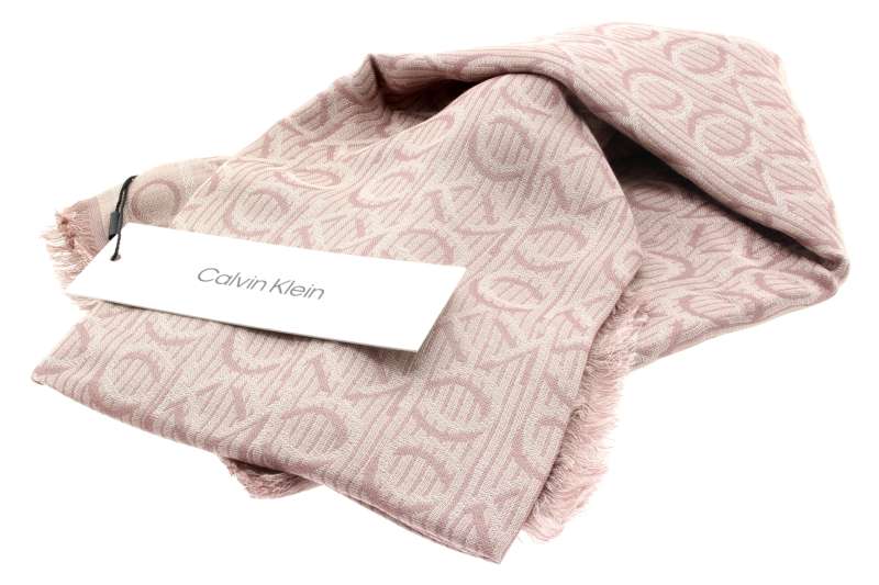 CALVIN KLEIN Dámský růžový šátek