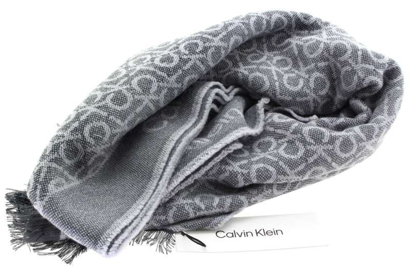 CALVIN KLEIN Dámská šedá šála