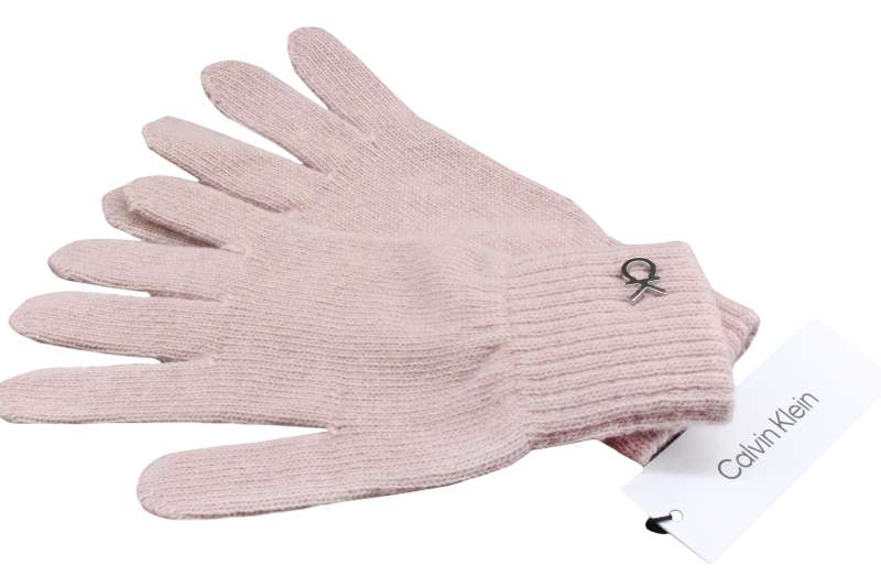 CALVIN KLEIN Dámské růžové rukavice