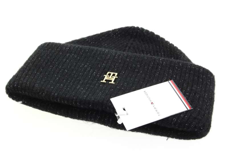 TOMMY HILFIGER Dámská černá čepice
