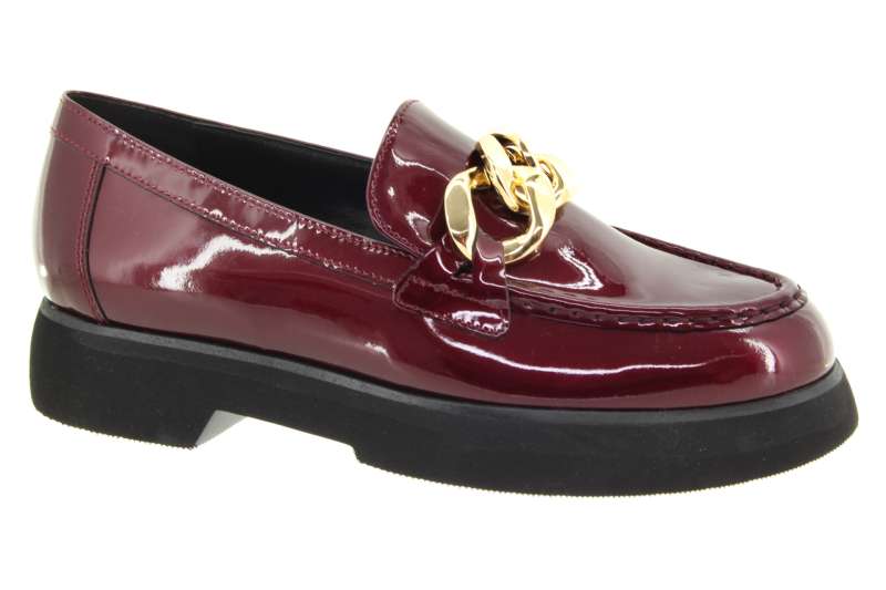 HÖGL Dámské kožené vínové mokasíny