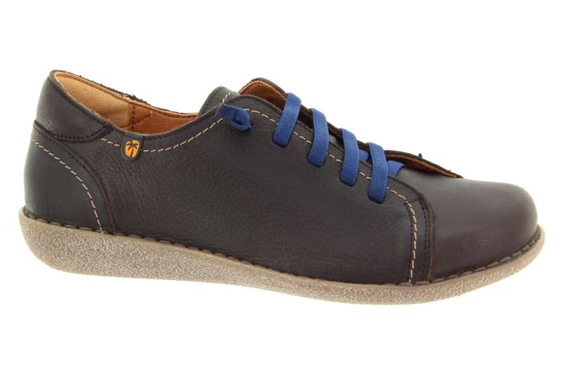 JUNGLA Dámské kožené tm.hnědé polobotky