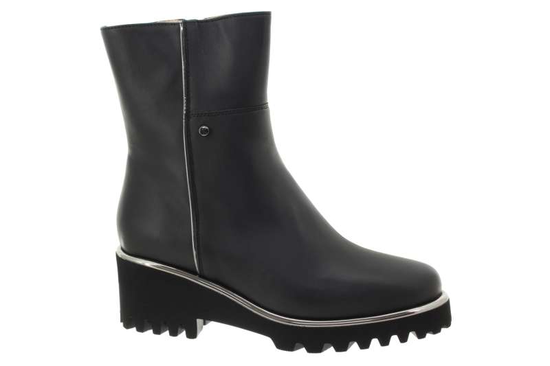 KELTON Dámský kožený černý kotník