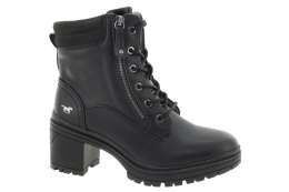 MUSTANG Dámský černý kotník na podpatku