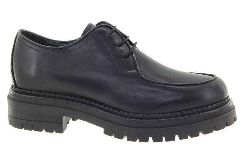 NERO GIARDINI Dámské kožené černé polobotky