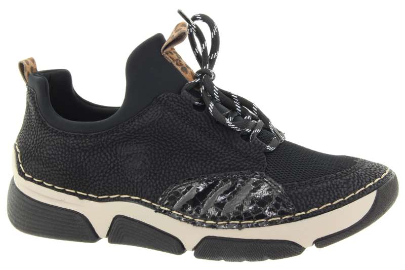 RIEKER Dámské černé tenisky