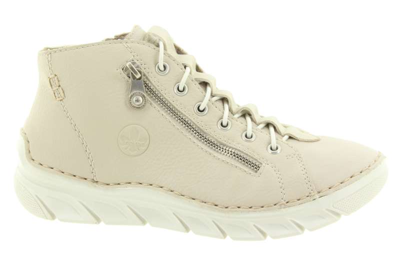 RIEKER Dámský krémový kotník