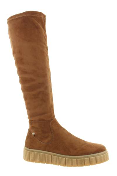 RIEKER Dámské hnědé kozačky