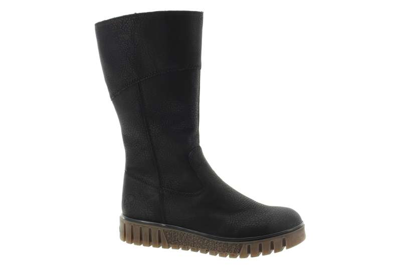 RIEKER Dámské černé kozačky