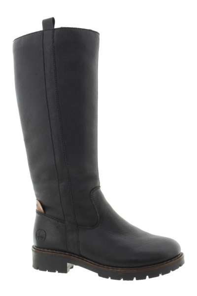 RIEKER Dámské černé kozačky