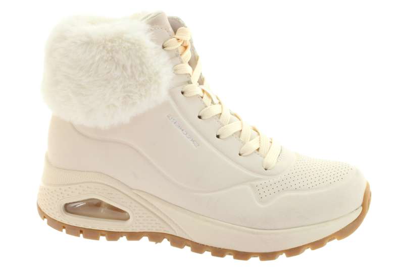 SKECHERS Dámský krémový kotník