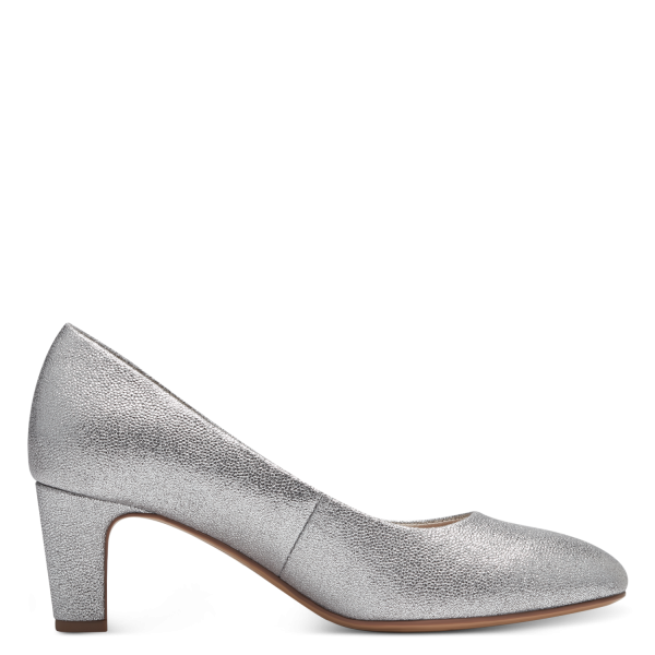 TAMARIS Dámské stříbrné lodičky