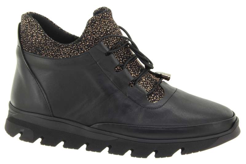 WILD Dámský kožený černý kotník