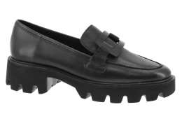 ARA Dámské černé kožené mokasíny