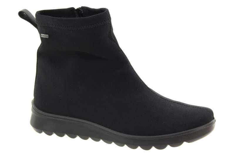 ARA Dámský textilní černý kotník 