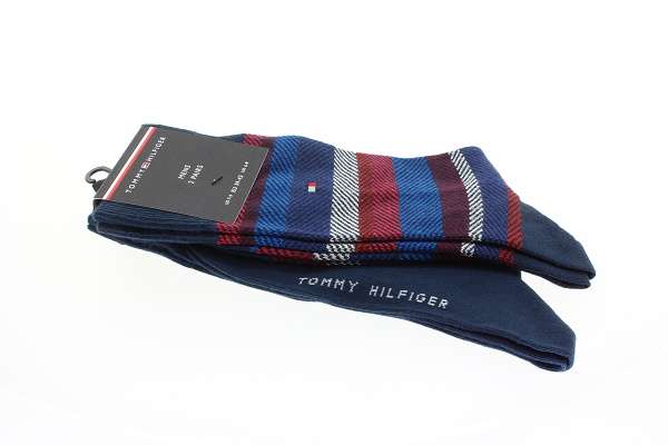 TOMMY HILFIGER Pánské modré ponožky 2 páry 