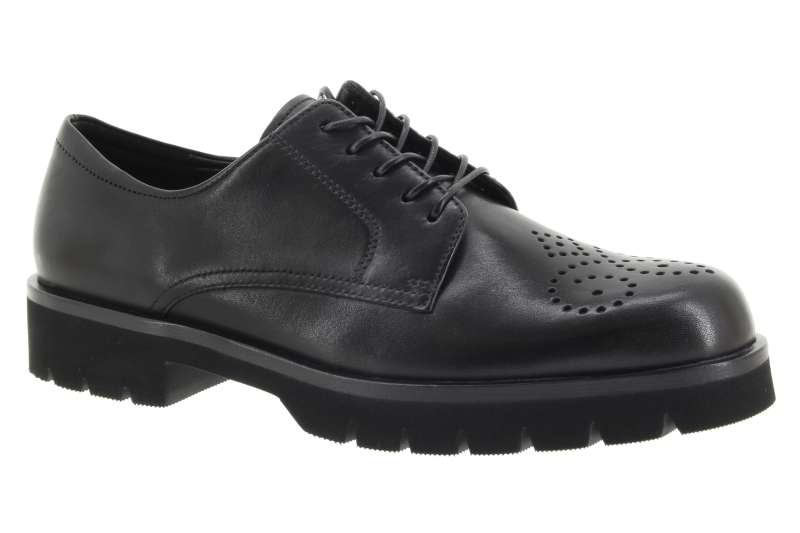 HÖGL Dámské kožené černé polobotky