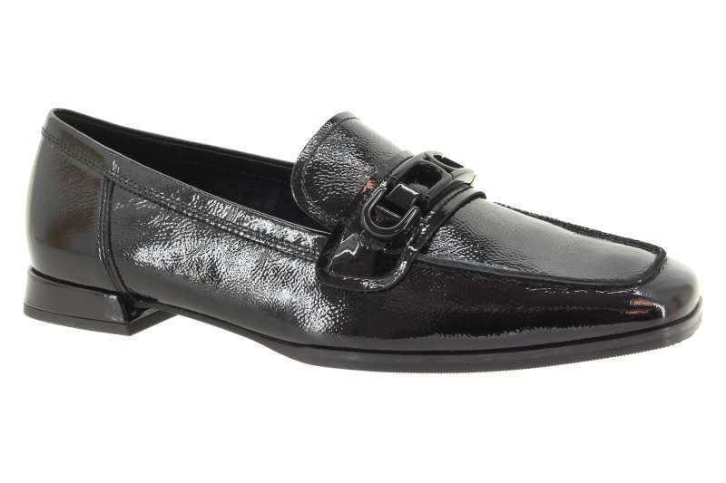 HÖGL Dámské černé kožené mokasíny