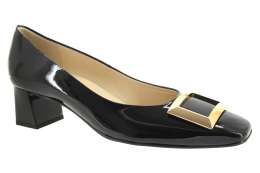 HÖGL Dámské černé kožené lodičky