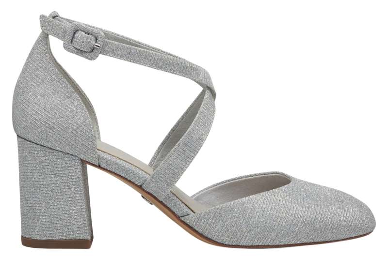 TAMARIS Dámské stříbrné lodičky