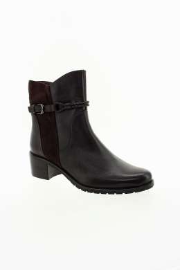 CAPRICE Dámský kožený hnědý kotník