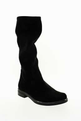 CAPRICE Dámské černé textilní kozačky s membránou