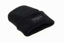 TOMMY HILFIGER Pánská černá čepice
