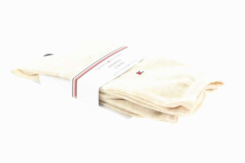 TOMMY HILFIGER Dámské béžové ponožky 2 páry