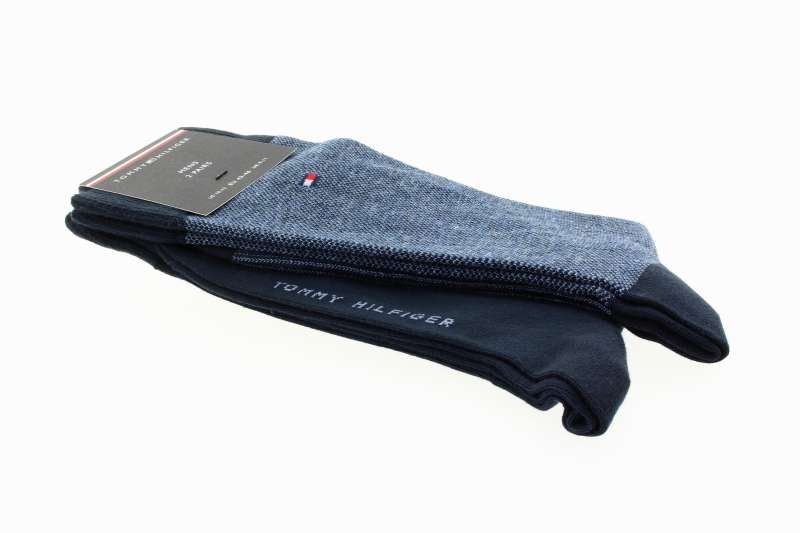 TOMMY HILFIGER Pánské ponožky jeans 2 páry