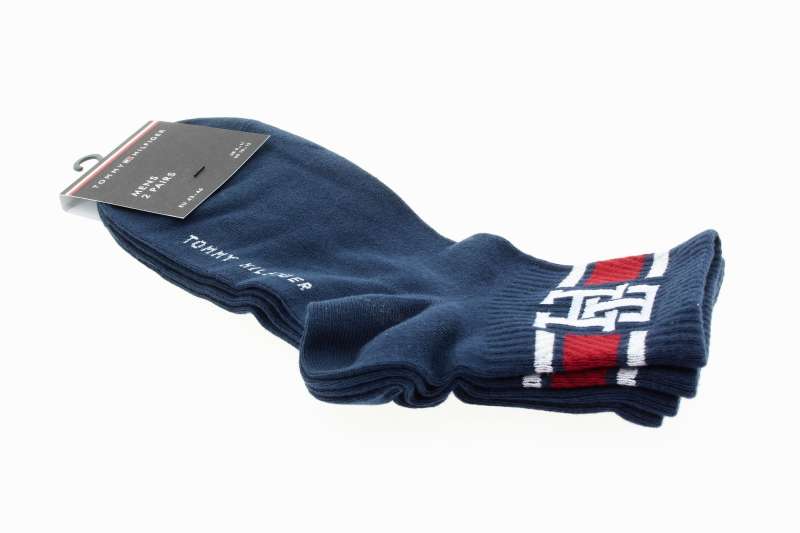 TOMMY HILFIGER Pánské modré ponožky 2 páry