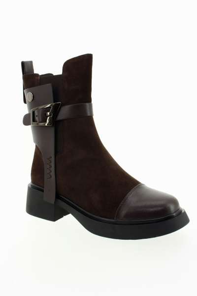 EPICA Dámský hnědý kožený kotník