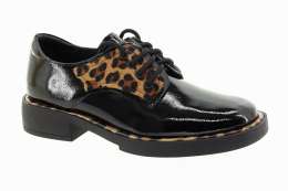 EPICA Dámské černé kožené polobotky