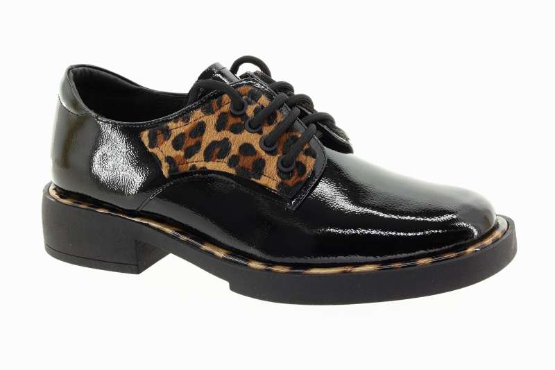 EPICA Dámské černé kožené polobotky