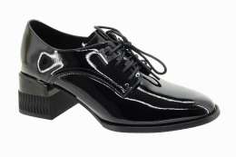 EPICA Dámské černé kožené polobotky