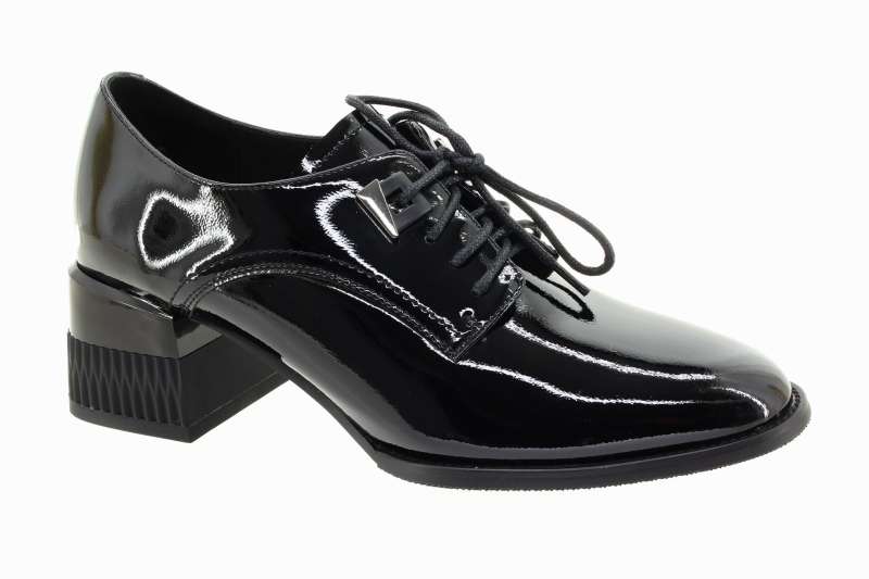 EPICA Dámské černé kožené polobotky