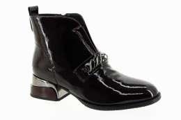 EPICA Dámský kožený bordový kotník