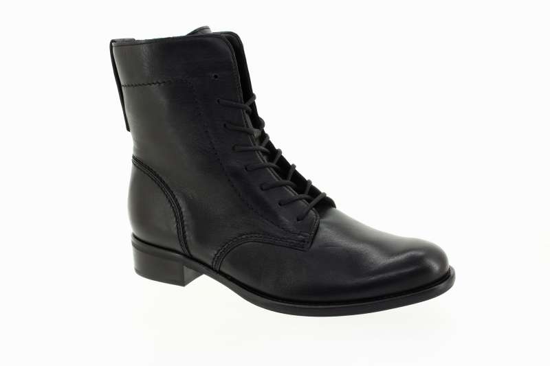 GABOR Dámský černý kožený kotník