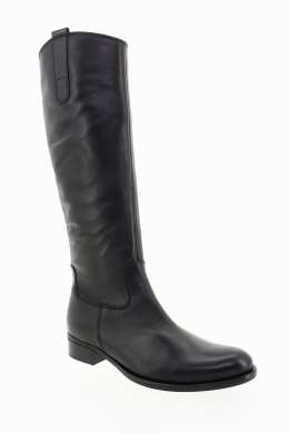 GABOR Dámské černé kožené kozačky