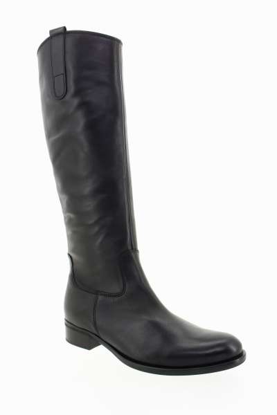 GABOR Dámské černé kožené kozačky